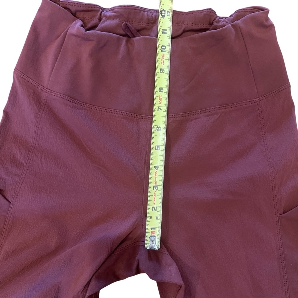 ATHLETA Trekkie Hybrid Crop Tight Pants High Rise Leggings Cognac Brown Size 4 - Picture 12 of 16